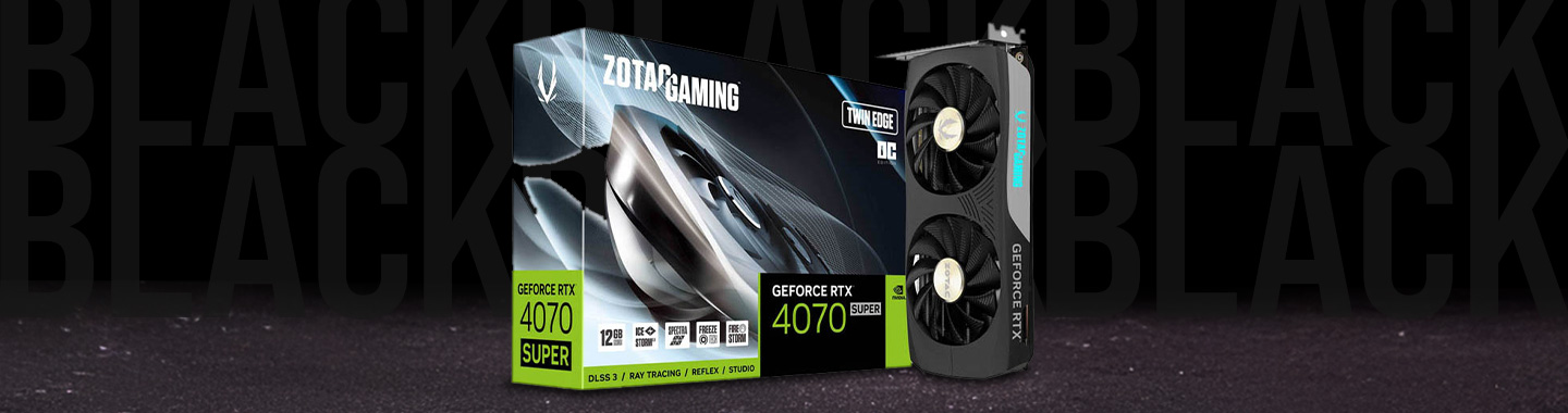 ZOTAC Gaming GeForce RTX 4070 SUPER Twin Edge OC 12GB GDDR6X