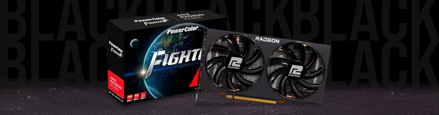 PowerColor AMD Radeon RX 6600 Fighter 8GB GDDR6 - Las mejores ofertas en tarjetas gráficas del black friday