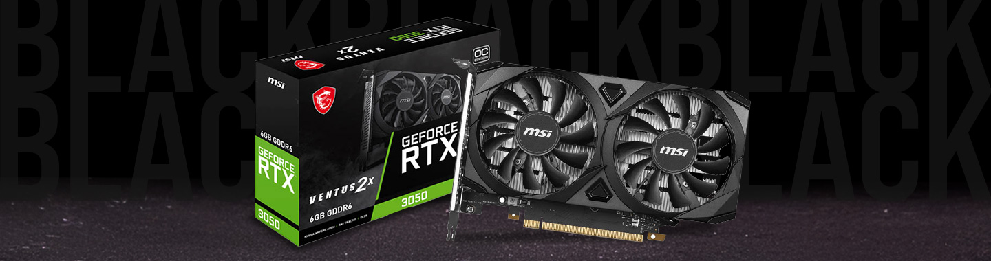 MSI GeForce RTX 3050 Ventus 2X OC 6GB GDDR6 - Las mejores ofertas en tarjetas gráficas del black friday