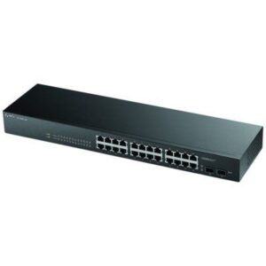 Switch de red: qué es, características y cuáles son los mejores-ZyXEL GS1900-24 L2 24p Gigabit - Switch