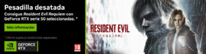 Promoción COOLMOD: Llévate el Resident Evil Requiem por la compra de una de nuestras tarjetas gráficas o portátiles seleccionados. 