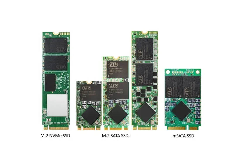 Diferentes tipos de SSD M.2