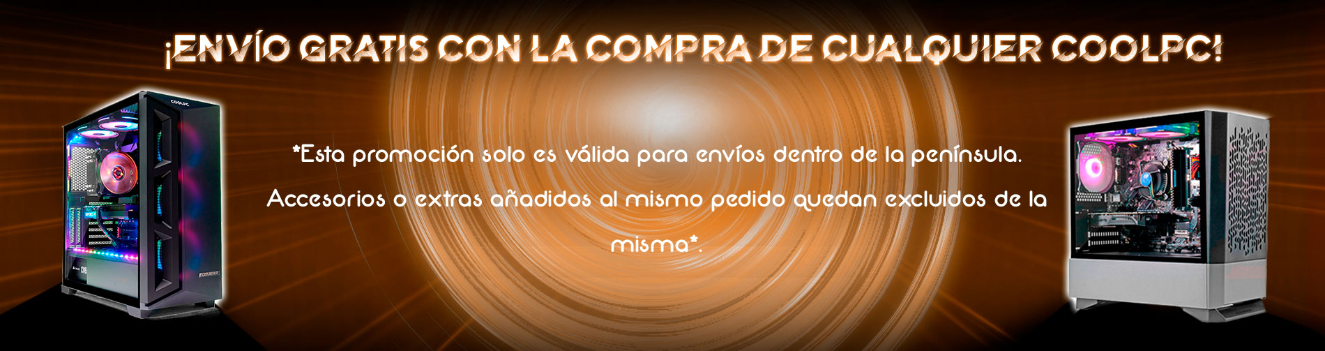 Envío gratis con la compra de tu COOLPC