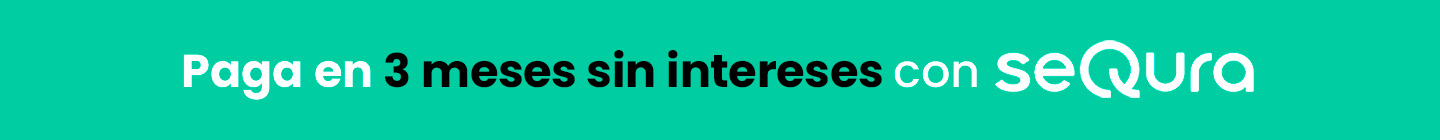 Paga en 3 meses sin intereses con seQura