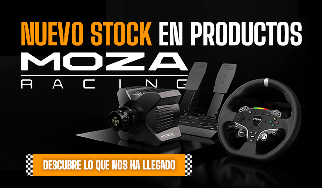 Nuevo stock en productos Moza Racing