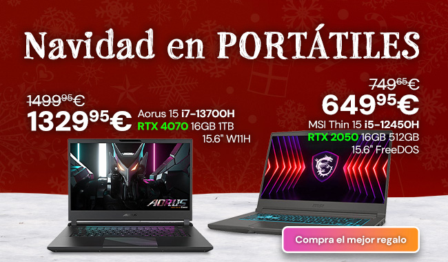 XMAS 2024 PORTÁTILES