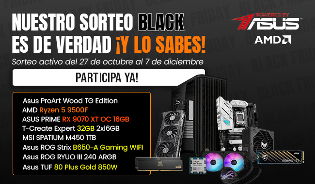 Sorteo Black Friday 2026 COOLPC Black.