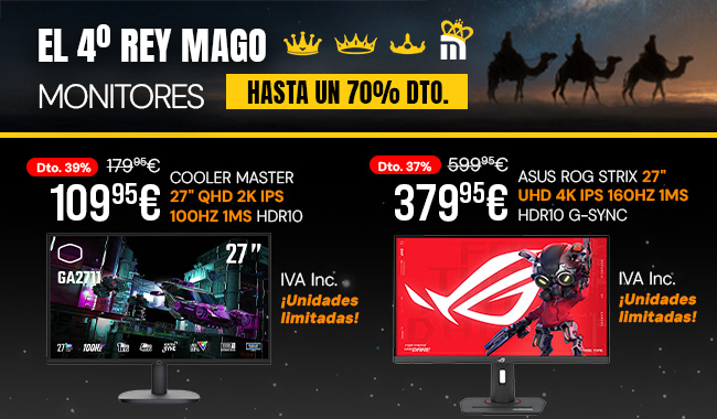 Navidad 2025 en COOLMOD Monitores