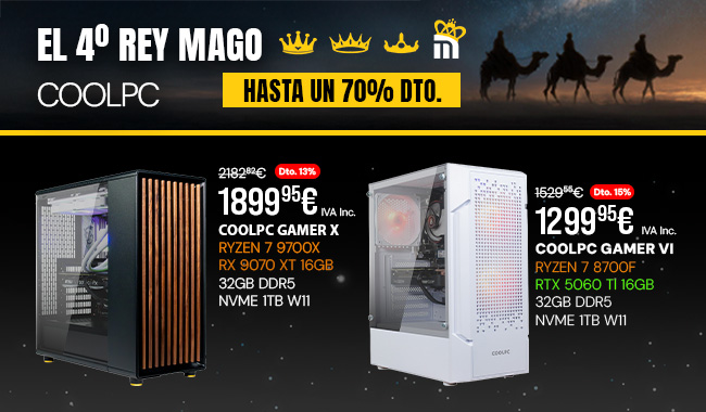 Navidad 2025 en COOLMOD COOLPCs