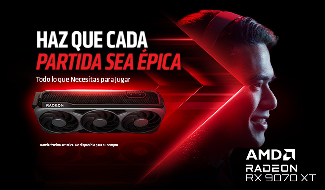 AMD Radeon 9000 series: RX 9070 y 9070 XT. Haz que cada partida sea épica