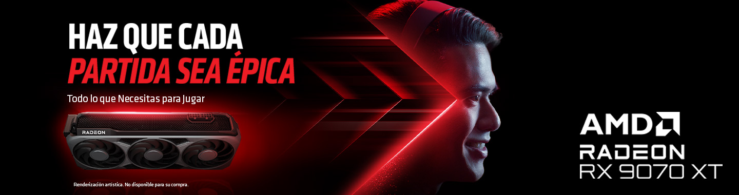 AMD Radeon 9000 series: RX 9070 y 9070 XT. Haz que cada partida sea épica