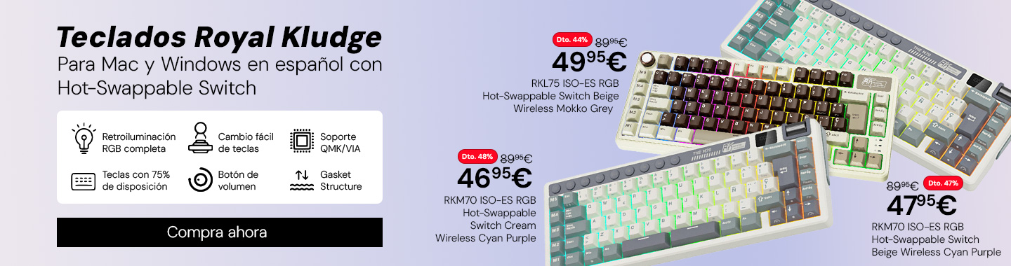 Teclados Royal Kludge.