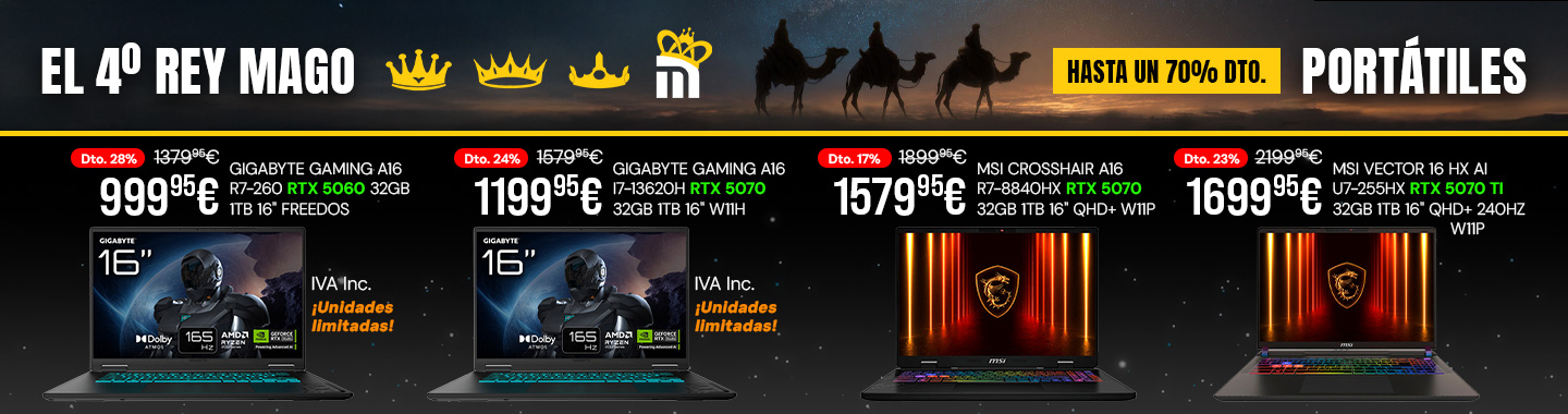Navidad 2025 en COOLMOD Portátiles