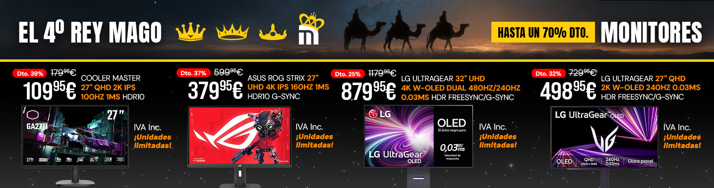 Navidad 2025 en COOLMOD Monitores