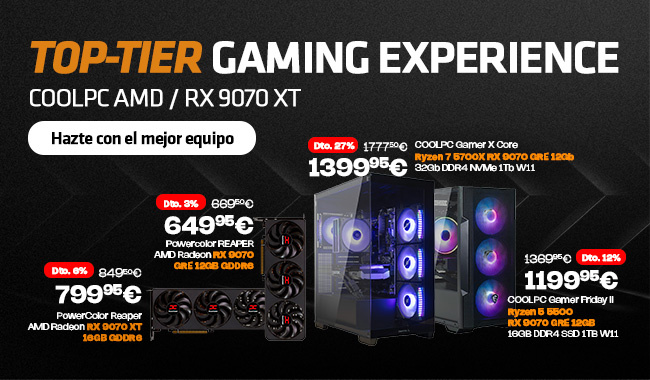 Oferta especial tarjetas gráficas AMD Radeon RX
