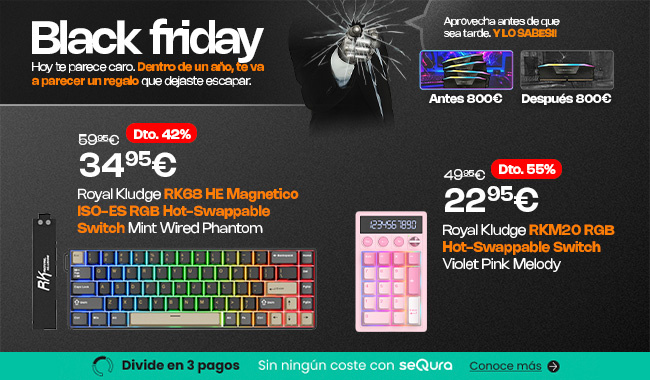 Teclados y ratones Black Friday 2026