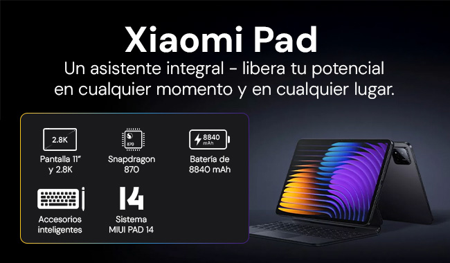 Encuentra tu tablet Xiaomi en COOLMOD.