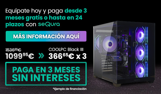 Financia tu COOLPC con SeQura.