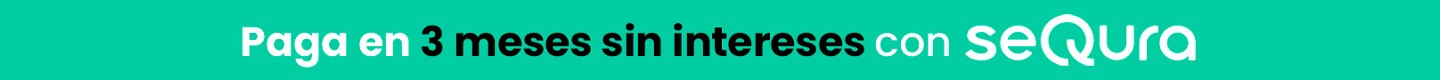 Paga en 3 meses sin intereses con seQura