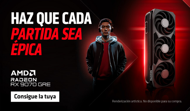 ¡Consigue tu RADEON 9070 GRE!