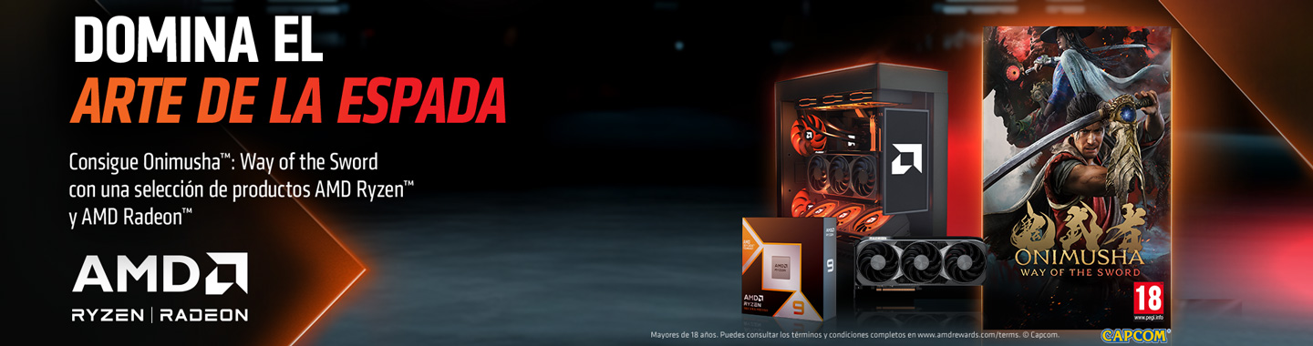 Consigue Onimusha: Way of the Sword con tu AMD Ryzen o AMD Radeon