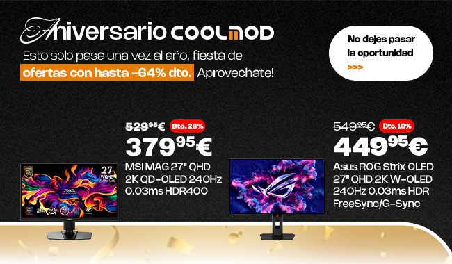 Aniversario COOLMOD Monitores