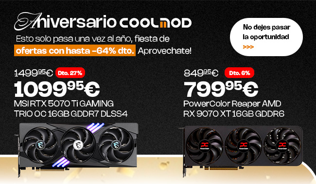 Aniversario COOLMOD Tarjetas Gráficas