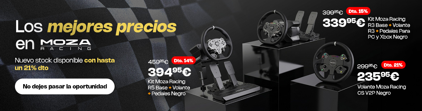 Nuevo stock simuladores moza racing.