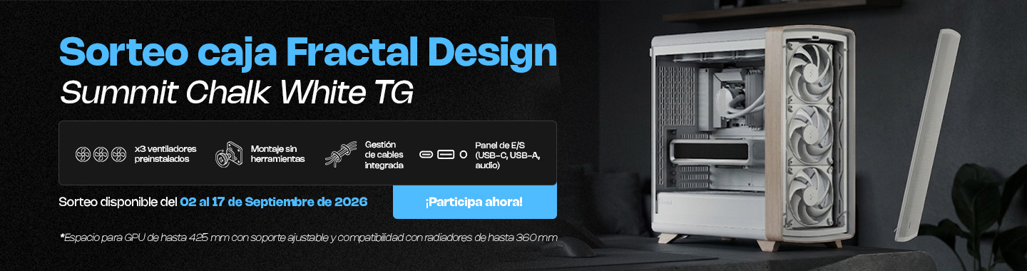 Participa en el sorteo de caja Fractal Design