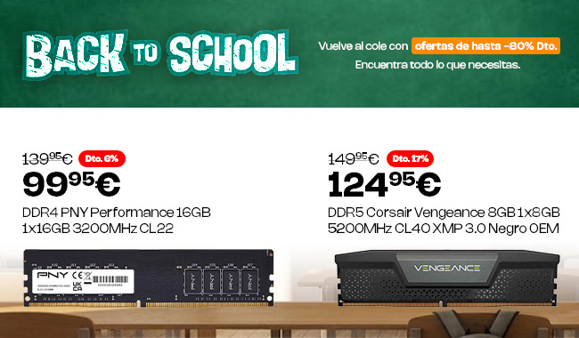 Equípate con el hardware que necesitas para la vuelta al cole.
