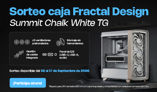 Participa en el sorteo de caja Fractal Design