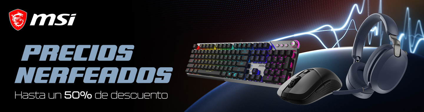 MSI - Precios nerfeados en una selección de productos