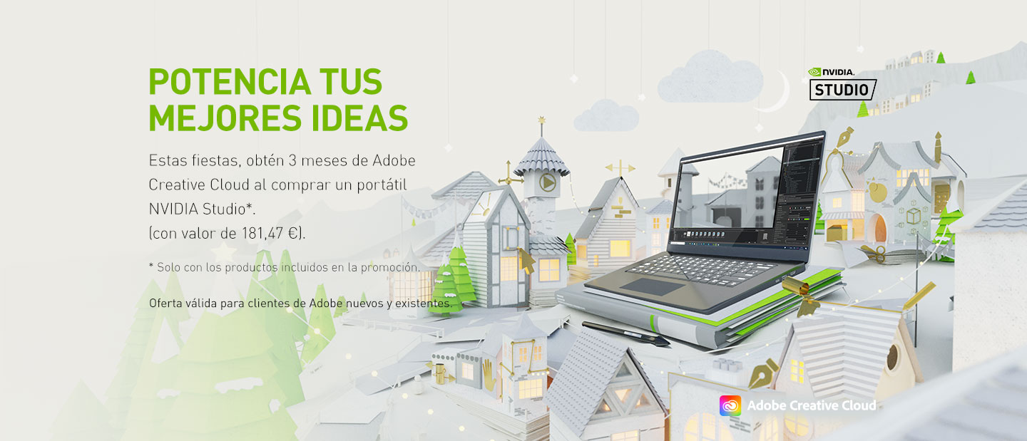 NVIDIA Studio, potencia tus mejores ideas