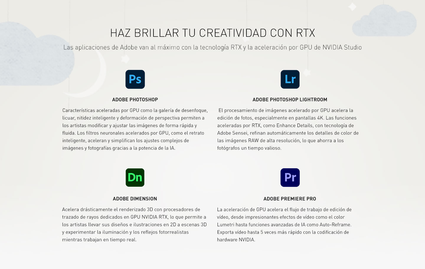Haz brillar tu creatividad con RTX