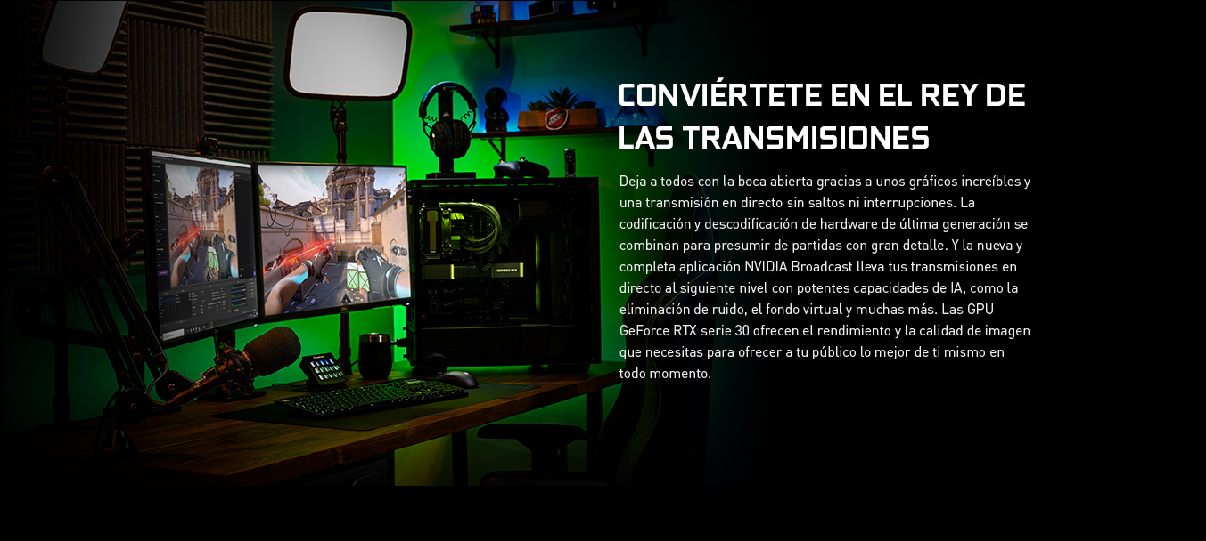Conviértete en el rey de las retransmisiones