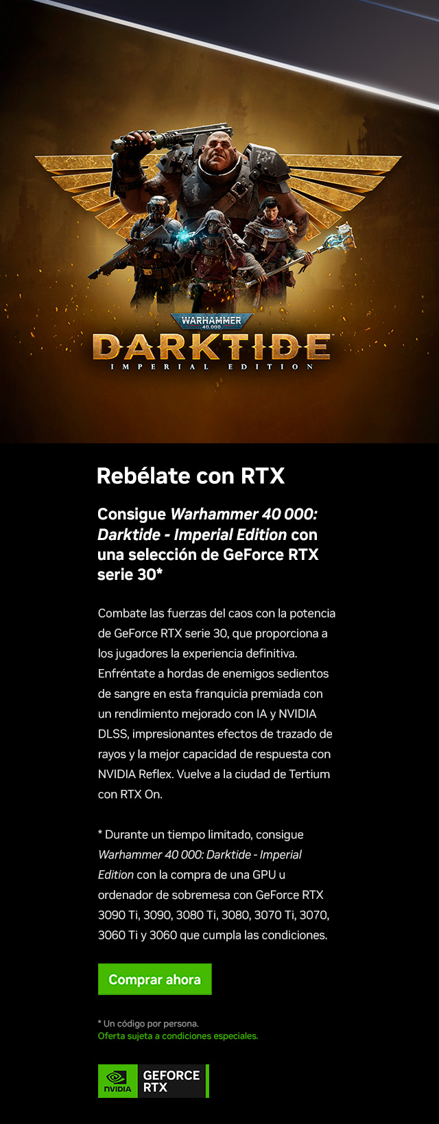 Consigue Warhammer 40000: Darktide - Imperial Edition
