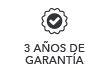 3 años de garantía