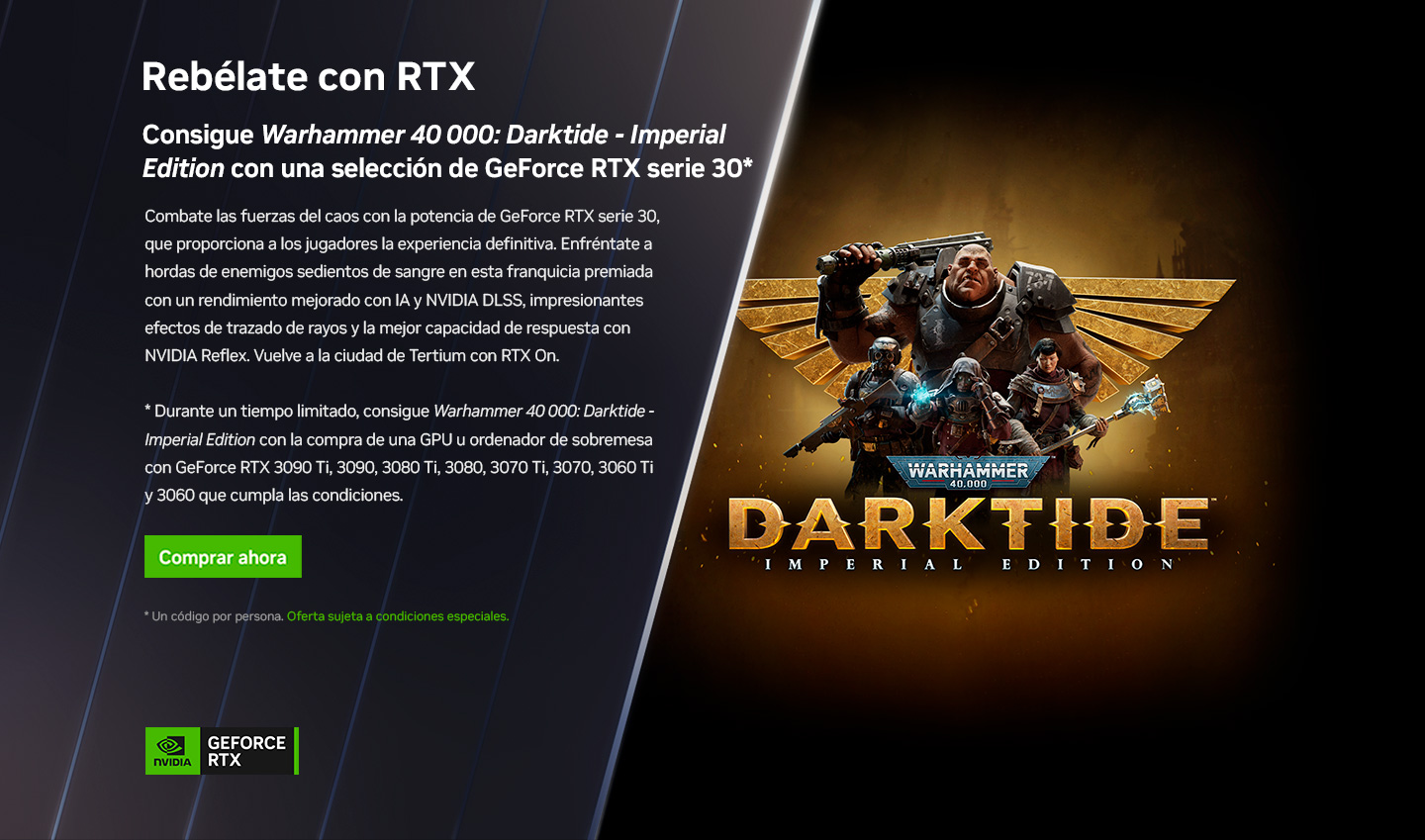Consigue Warhammer 40000: Darktide - Imperial Edition