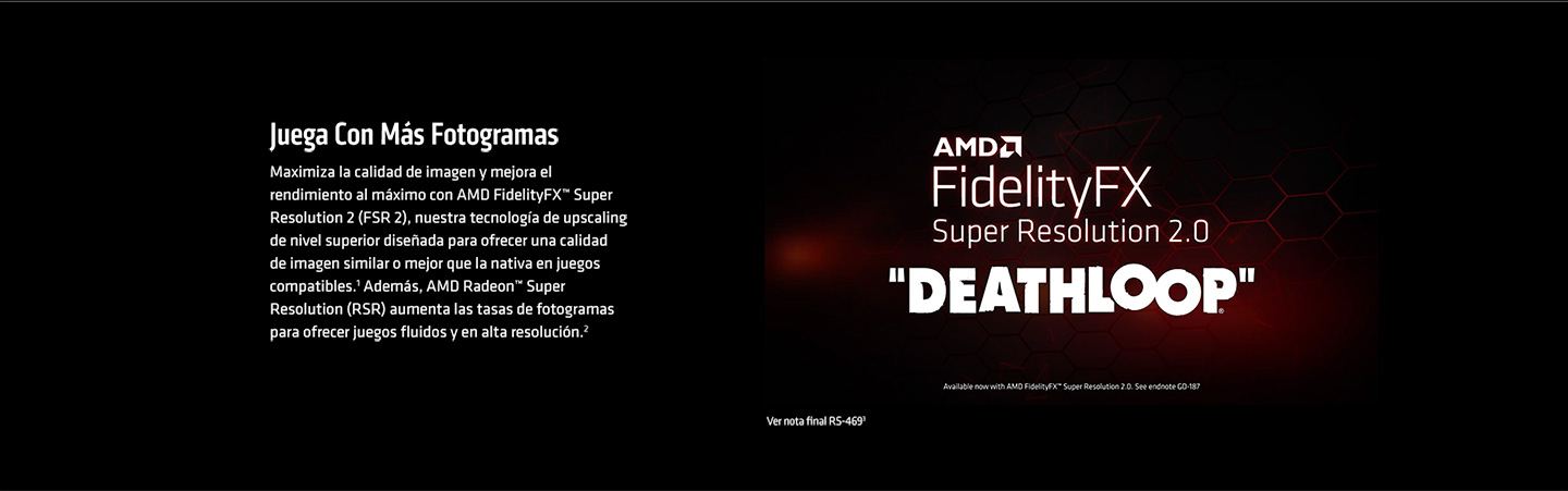 Juega con más fotogramas con FidelityFX