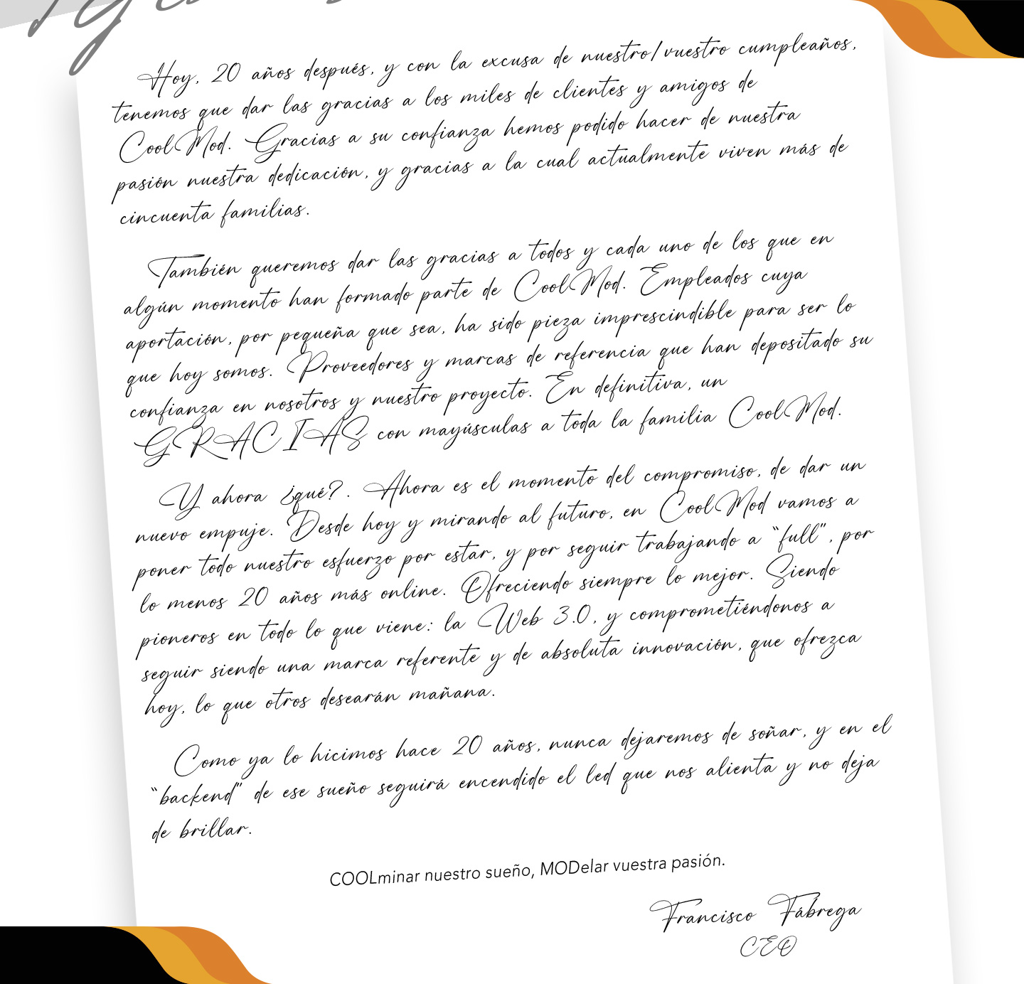 Texto manuscrito
