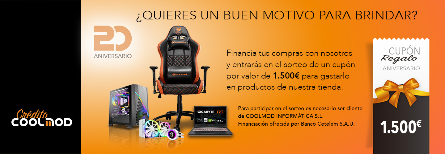 Aniversario COOLMOD sorteo cupón 1500?