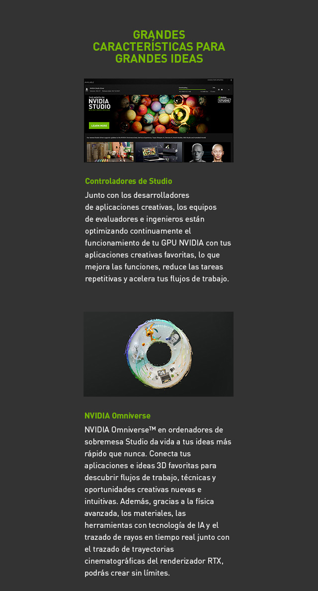 Grandes características