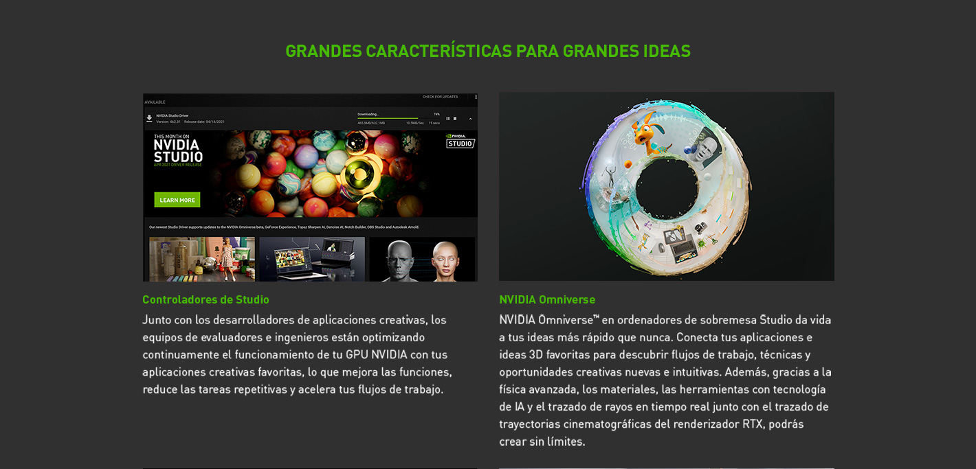 Grandes características