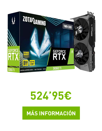 Zotac GeForce RTX 3060 Ti Twin Edge LHR 8GB
