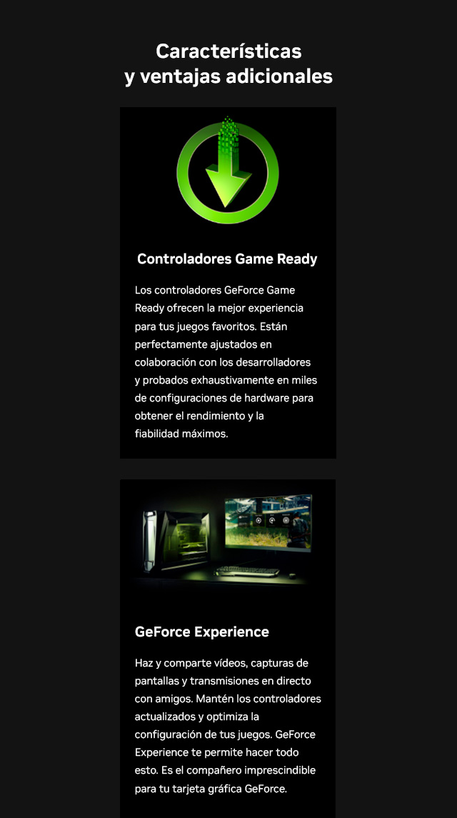 Game Ready y GeForce Experience