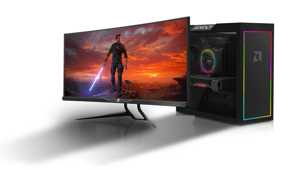 Monitor y PC
