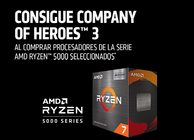 Consigue Company of Heroes 3 con un AMD Ryzen 5000 seleccionado