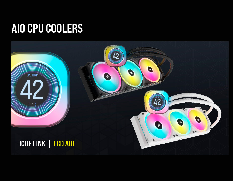 Corsair iCUE, LCD AIO