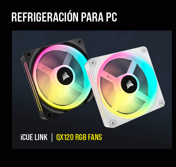 Corsair iCUE, QX120 RGB FANS