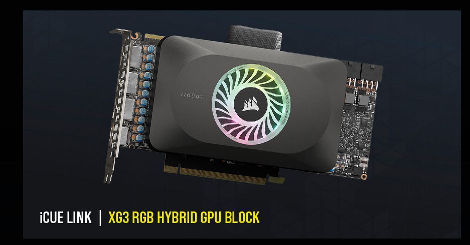 Corsair iCUE, XG3 RGB HYBRID GPU BLOCK